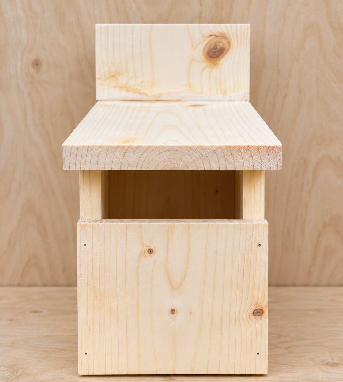 Open Front Bird Box